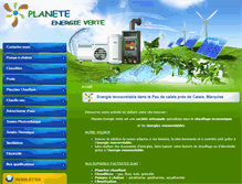 Tablet Screenshot of planetenergieverte.com